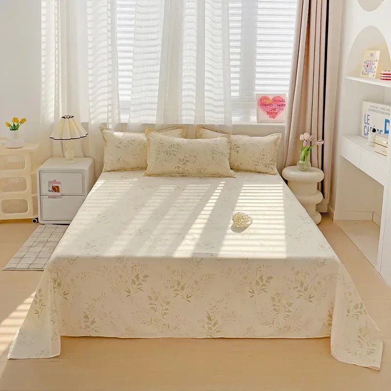 Lençol Avulso Tecido Liso Estilo Plaid 100% Poliéster - Domular